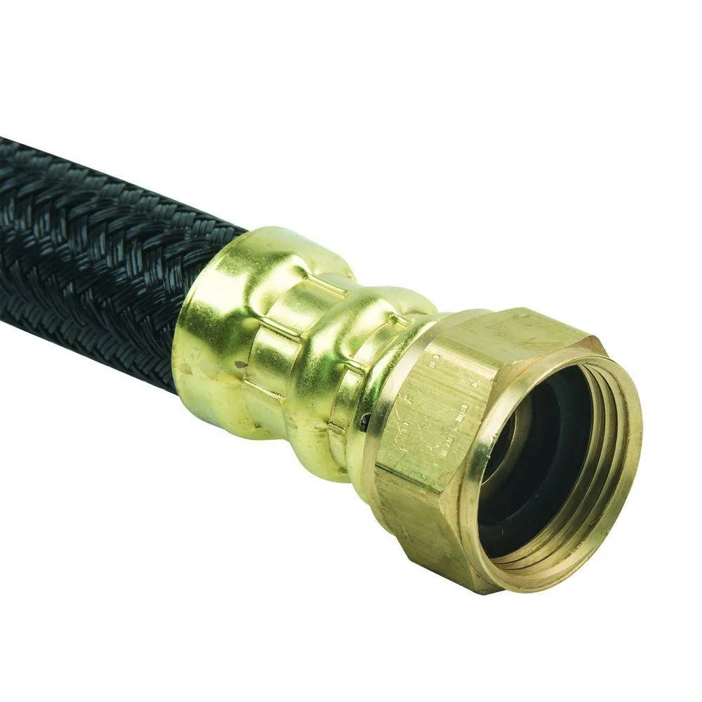 3/4 in. FIP x 7/8 in. O.D. Compression x 24 in. Polymer Braided Water Heater Connector (0.57 in. I.D.)