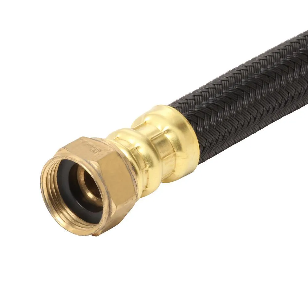 3/4 in. FIP x 7/8 in. O.D. Compression x 24 in. Polymer Braided Water Heater Connector (0.57 in. I.D.)