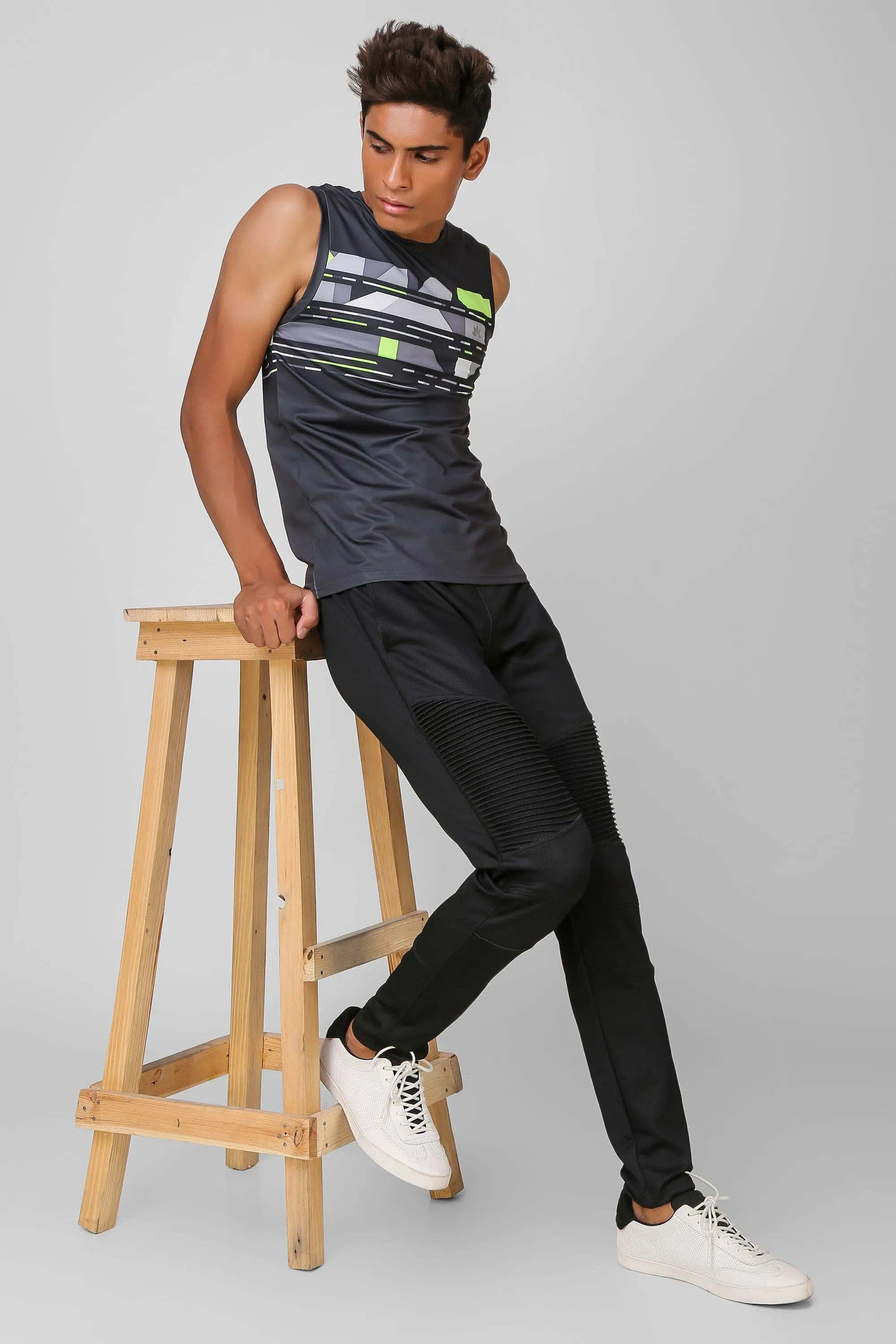 Active Stretchable Sleeveless Tshirt 1