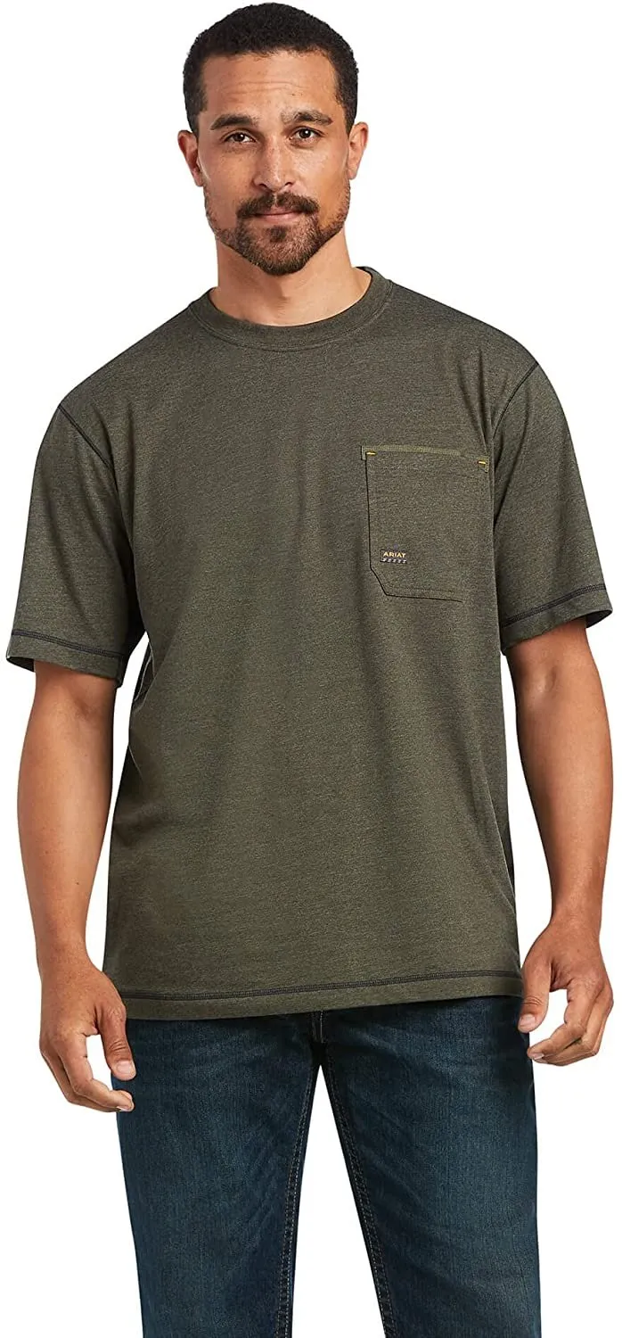 Ariat Men's Rebar Workman Reflective Flag T-Shirt
