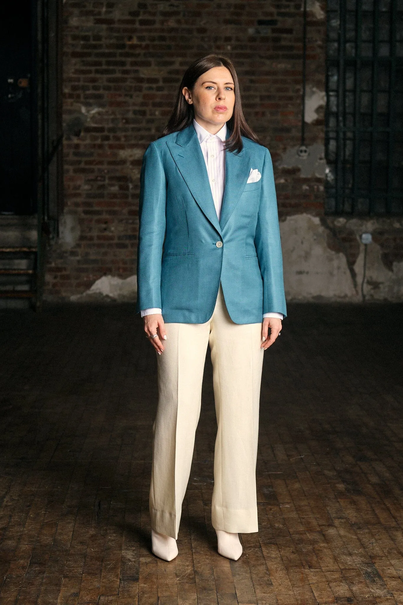 Bamboo Windowpane Jacket