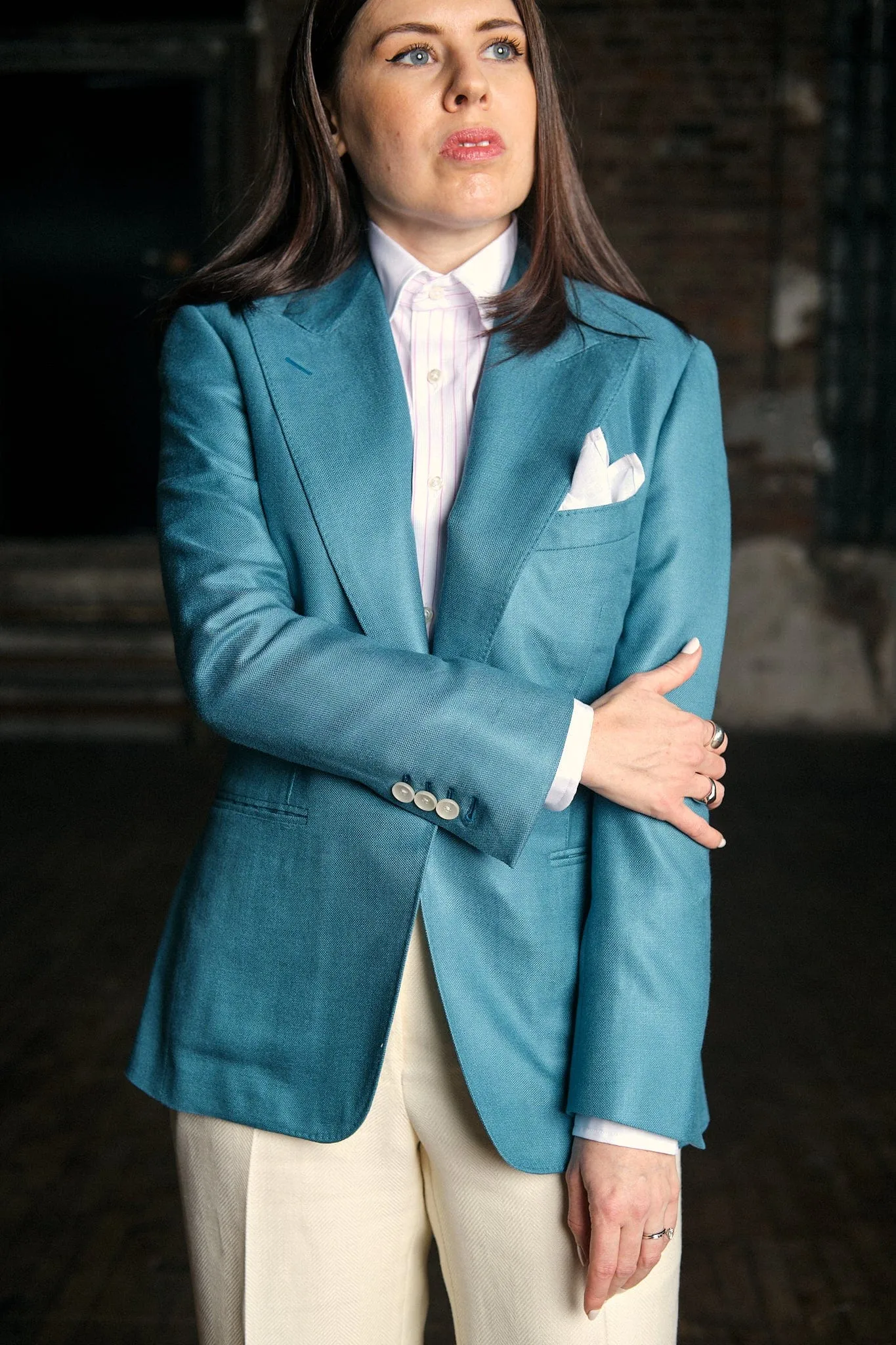 Bamboo Windowpane Jacket