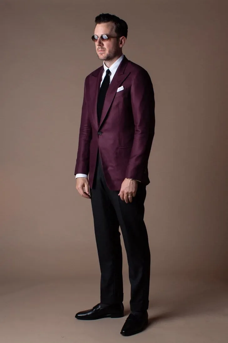 Bamboo Windowpane Jacket