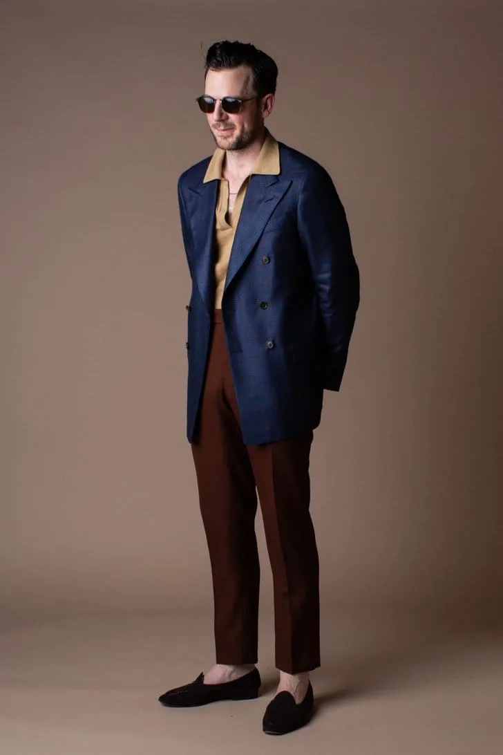 Bamboo Windowpane Jacket