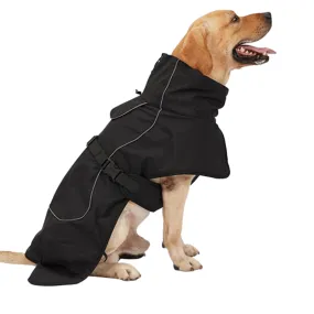 Dog Warm Coats - Windproof Dog Winter Outdoor Jackets Cold Weather Coats For Dog Waterproof Dog Raincoats With Hole For Dog Leash