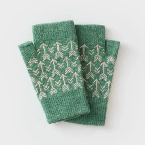Fingerless Mitten | Arrow Pattern | Various Colourways by Hilary Grant