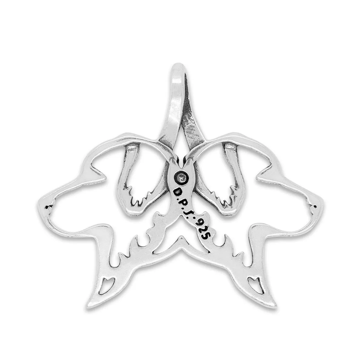 Golden Retriever Necklace Gifts in Sterling Silver