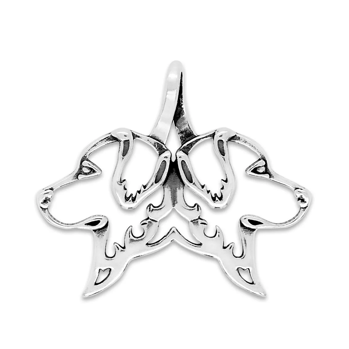 Golden Retriever Necklace Gifts in Sterling Silver