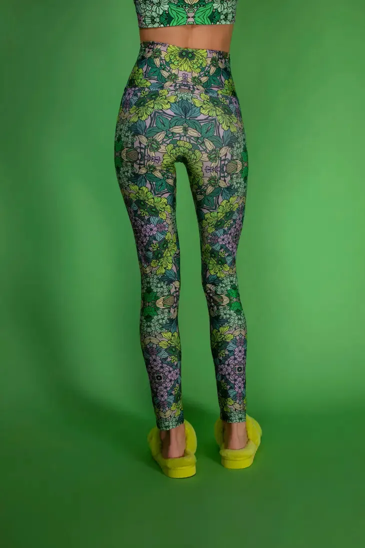 GREEN GARDEN LEGGINGS