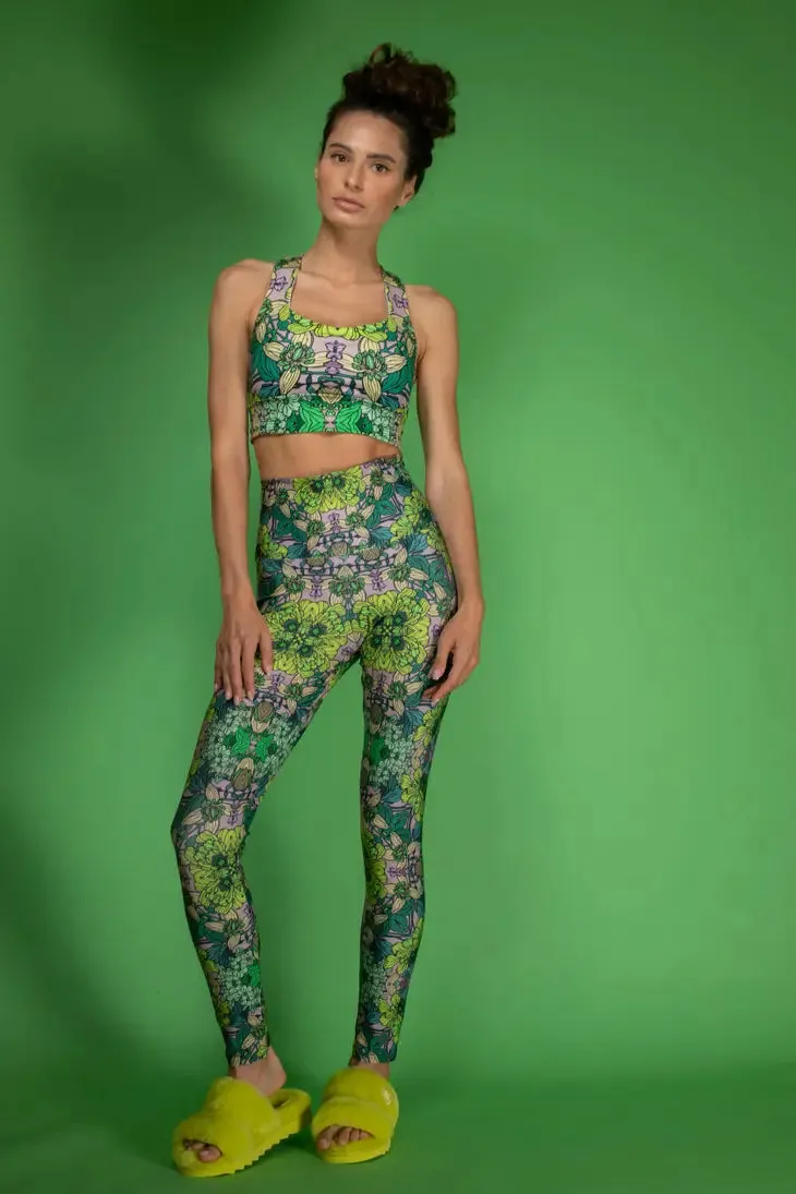 GREEN GARDEN LEGGINGS