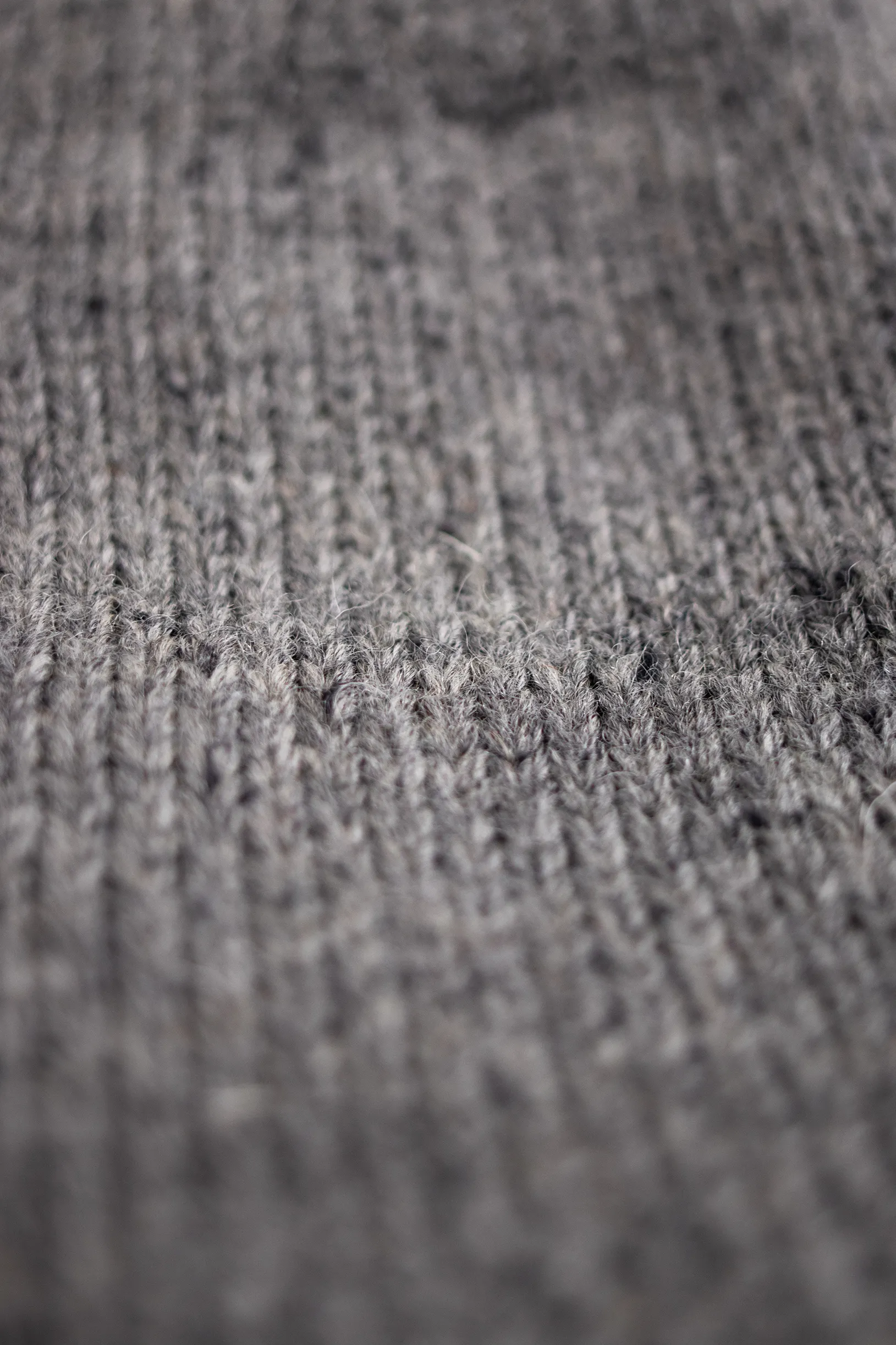 Grey Tweed Fingerless Ragg Wool Gloves