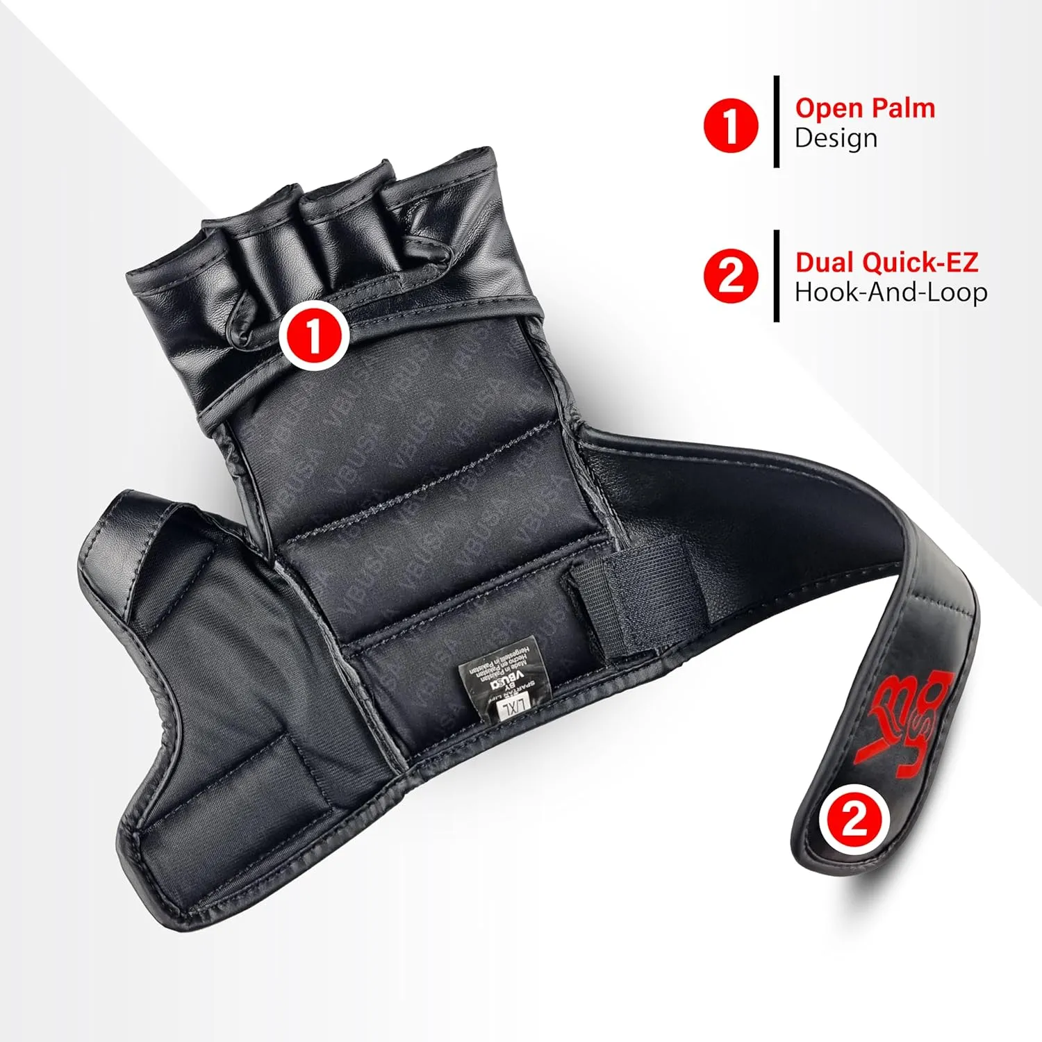 HALF FINGER MUAY THAI MMA TRAINING GLOVES – MAYA HIDE LEATHER