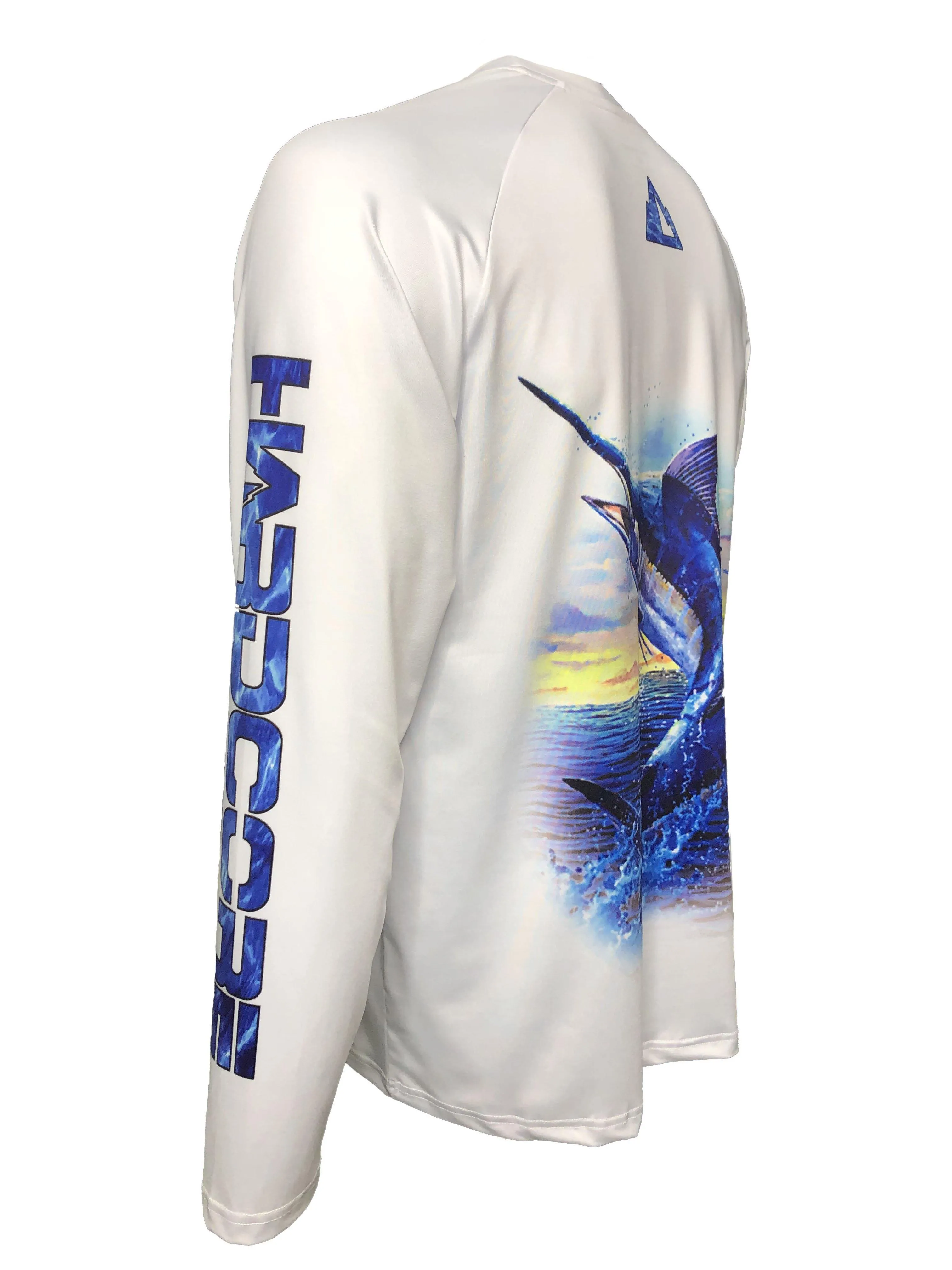 Hardcore Action Blue Marlin Fishing Shirt