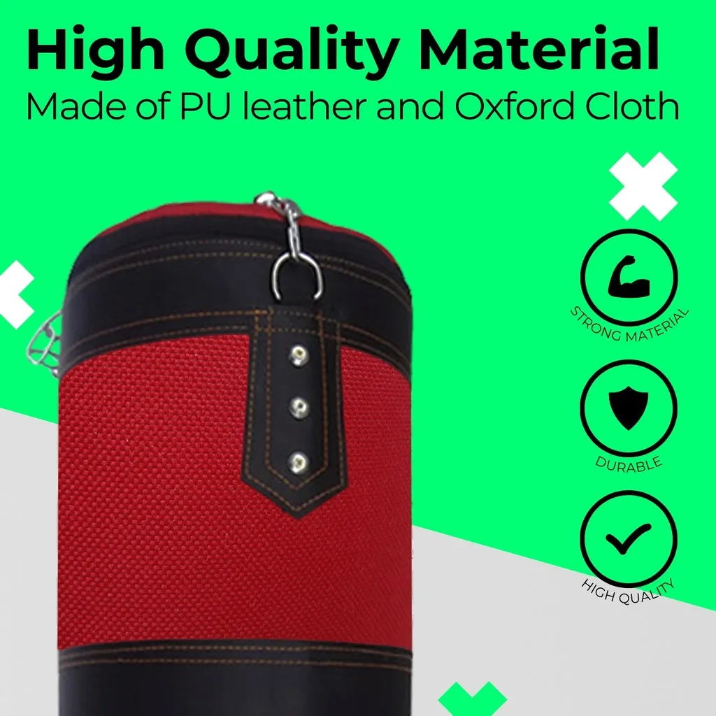 High-Quality Hanging Boxing Bag, 60cm, Versatile & Safe - Verpeak