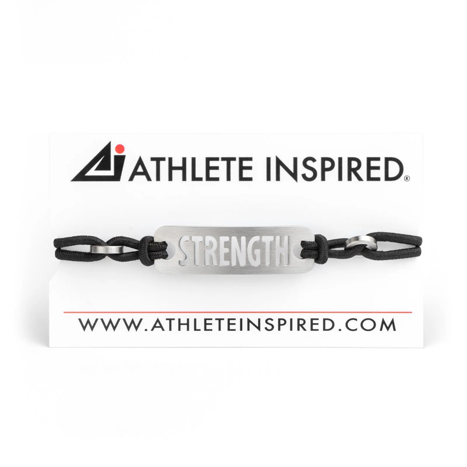 Inspirational Bracelet Adjustable Stretch - Available in Black or Pink