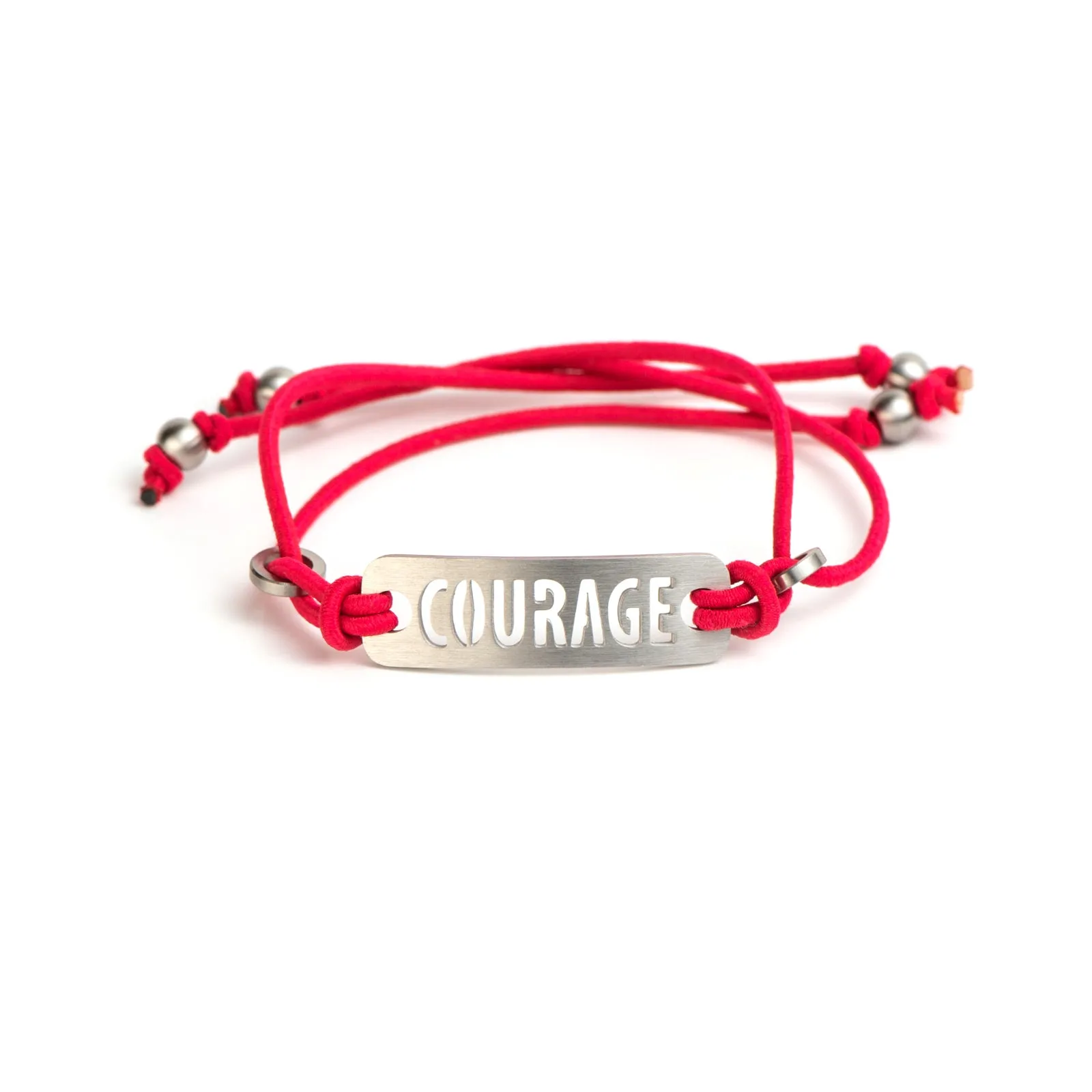 Inspirational Bracelet Adjustable Stretch - Available in Black or Pink