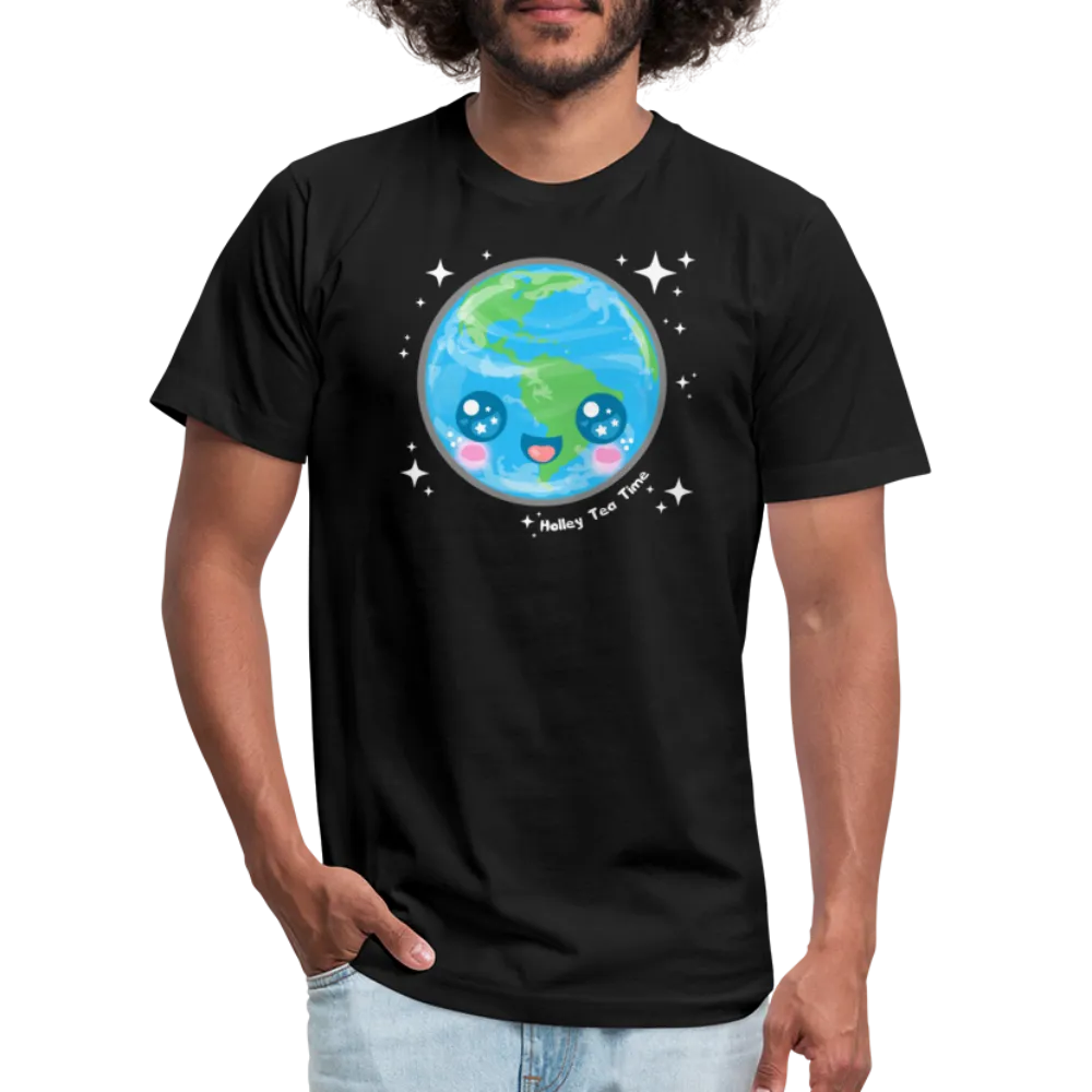 Kawaii Earth Unisex Jersey T-Shirt