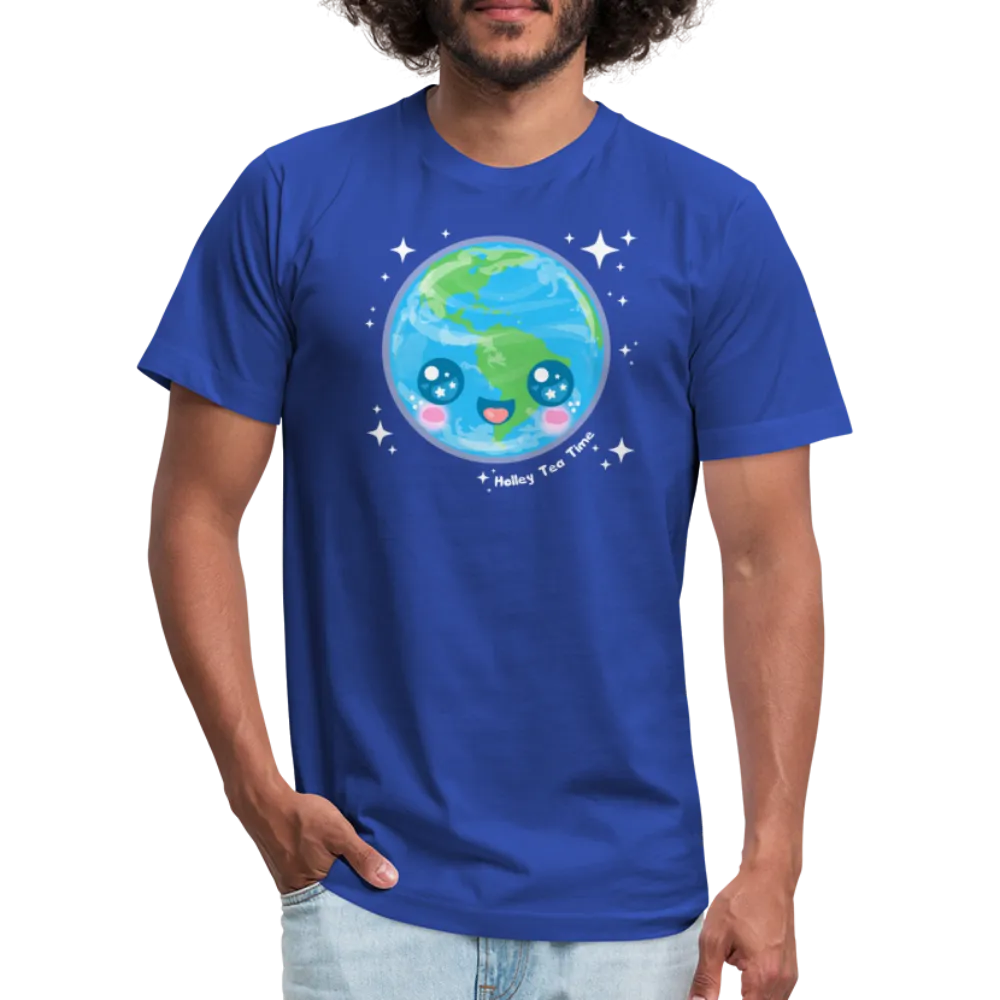 Kawaii Earth Unisex Jersey T-Shirt