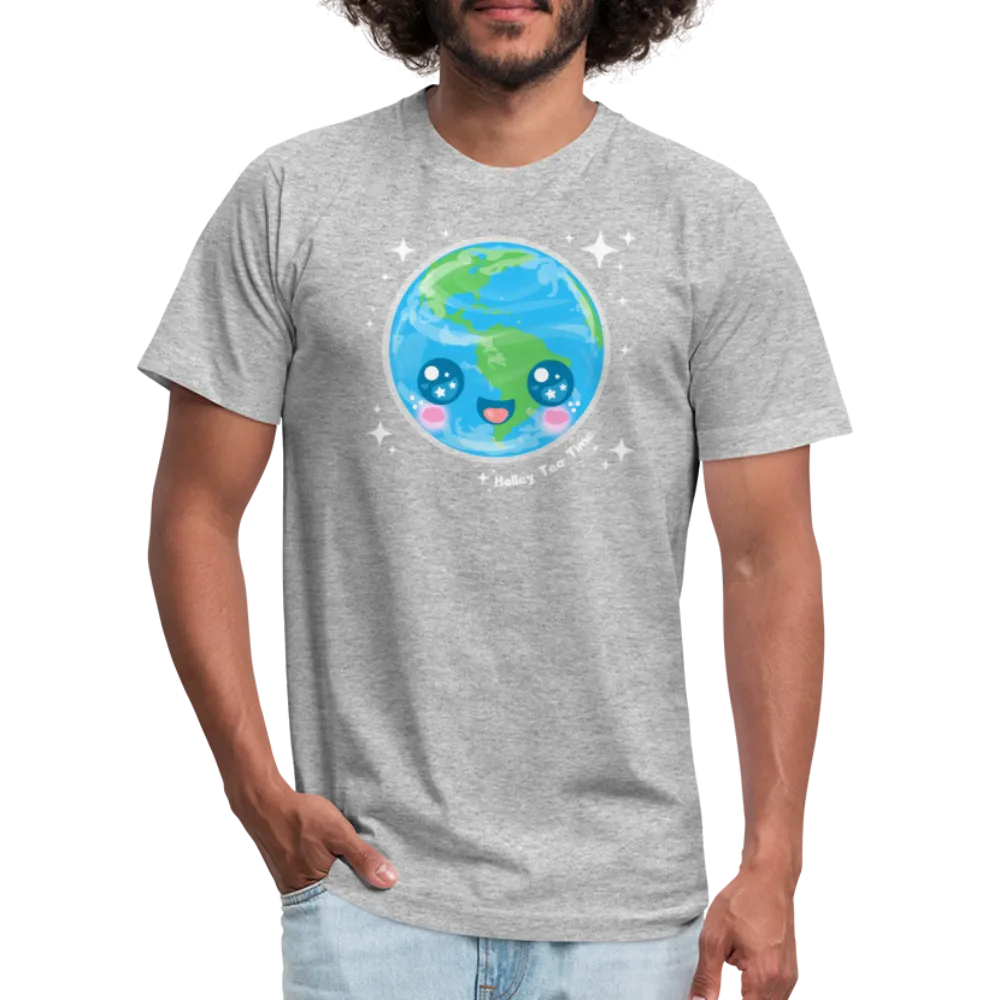 Kawaii Earth Unisex Jersey T-Shirt