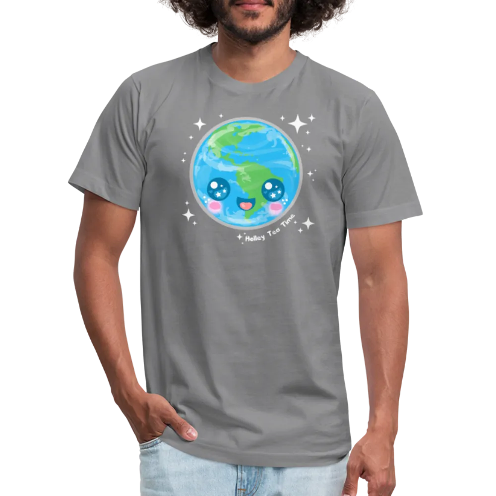Kawaii Earth Unisex Jersey T-Shirt