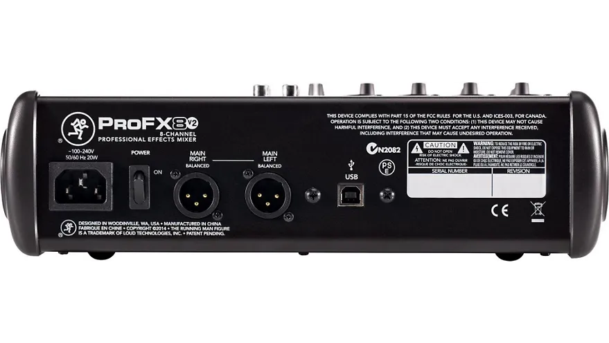 Mackie ProFX8v2 8-Channel Professional FX Mixer with USB