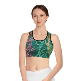 Mermaid Scales Sports Bra