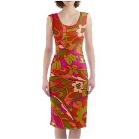 Mina Bodycon Split Leg Midi Dress