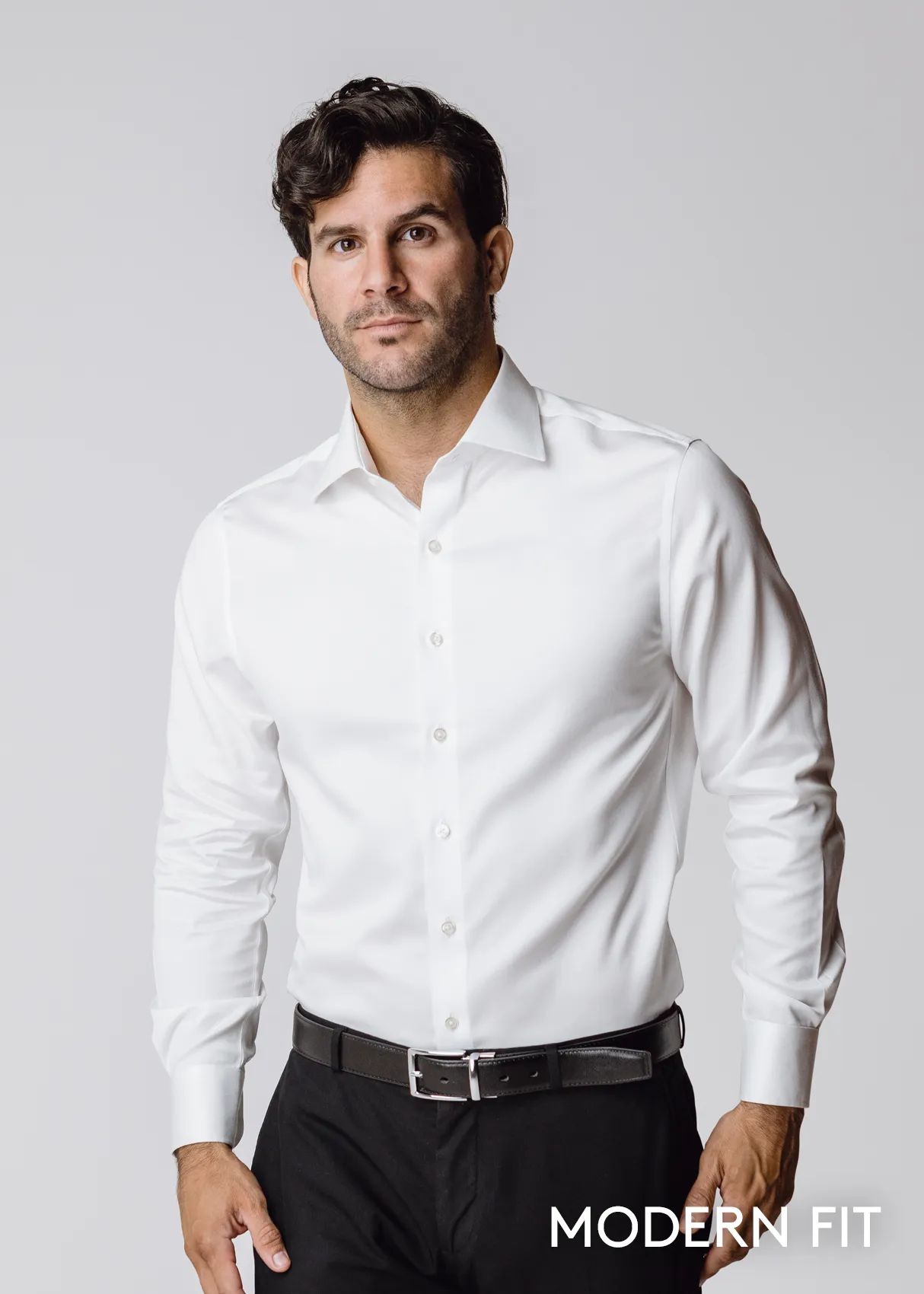 'NEW' Milano Re-Defined White Shirt Modern