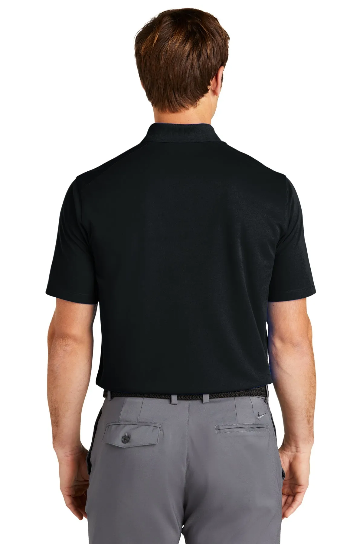 Nike Dri-FIT Micro Pique Custom Pocket Polos, Black