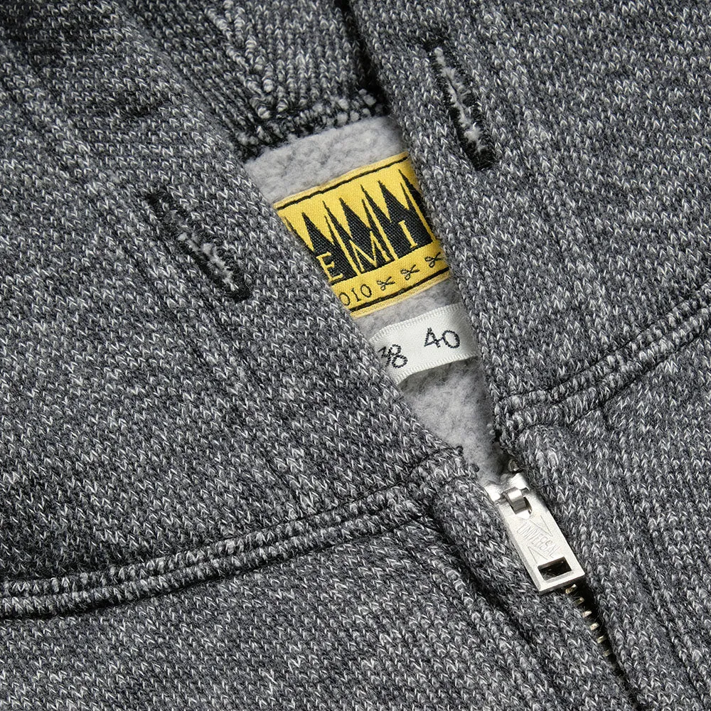 NOBLE MINE - TWIST MOCK SWEAT ZIP PARKA