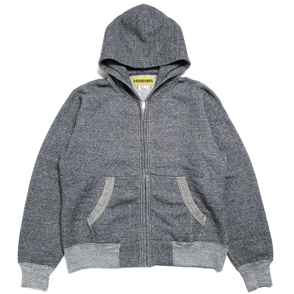 NOBLE MINE - TWIST MOCK SWEAT ZIP PARKA