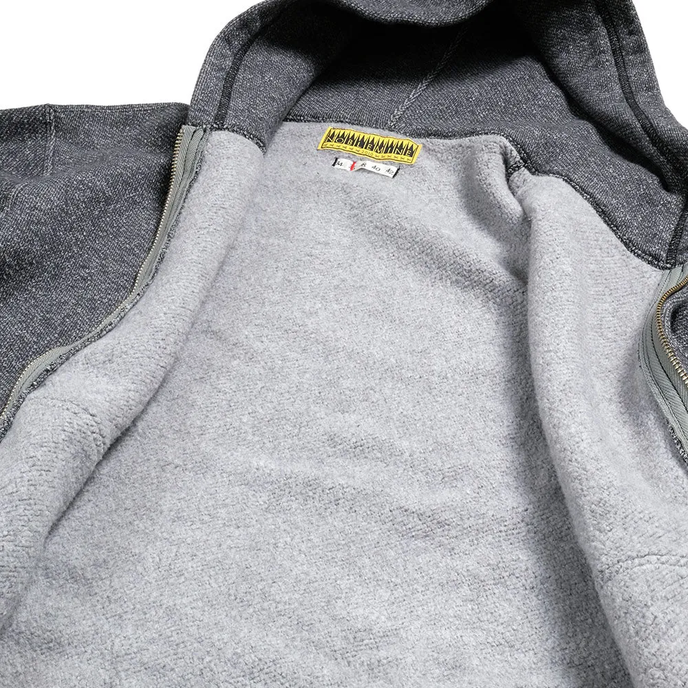 NOBLE MINE - TWIST MOCK SWEAT ZIP PARKA