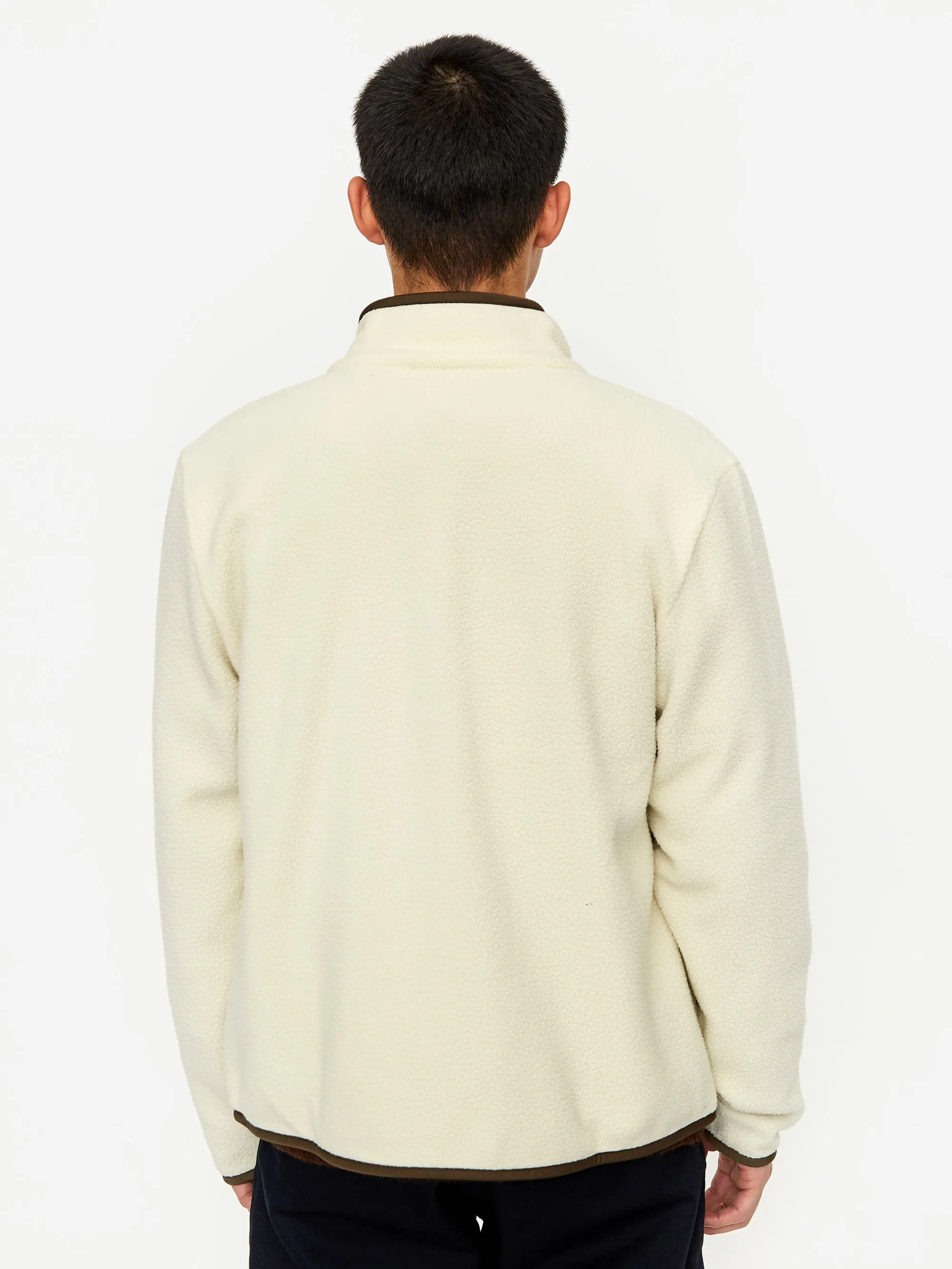 Norse Projects Frederik Tab Series Fleece Jacket - Ecru