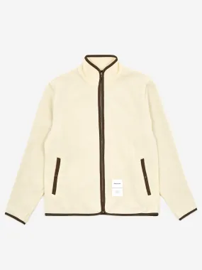 Norse Projects Frederik Tab Series Fleece Jacket - Ecru