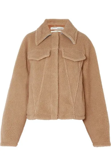 Off-White c/o Virgil Abloh Kylie Jenner Bear faux shearling jacket Ladies