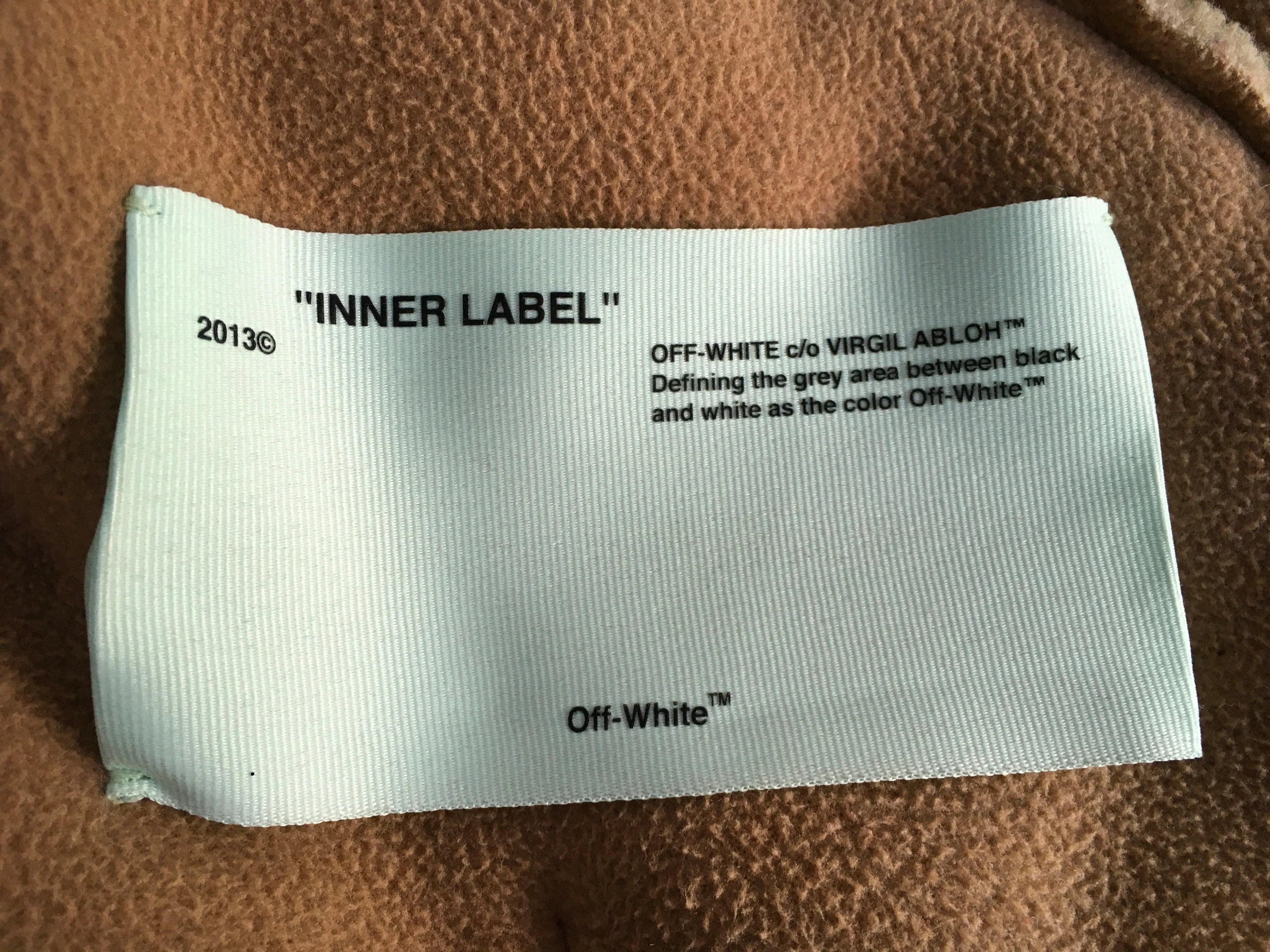Off-White c/o Virgil Abloh Kylie Jenner Bear faux shearling jacket Ladies