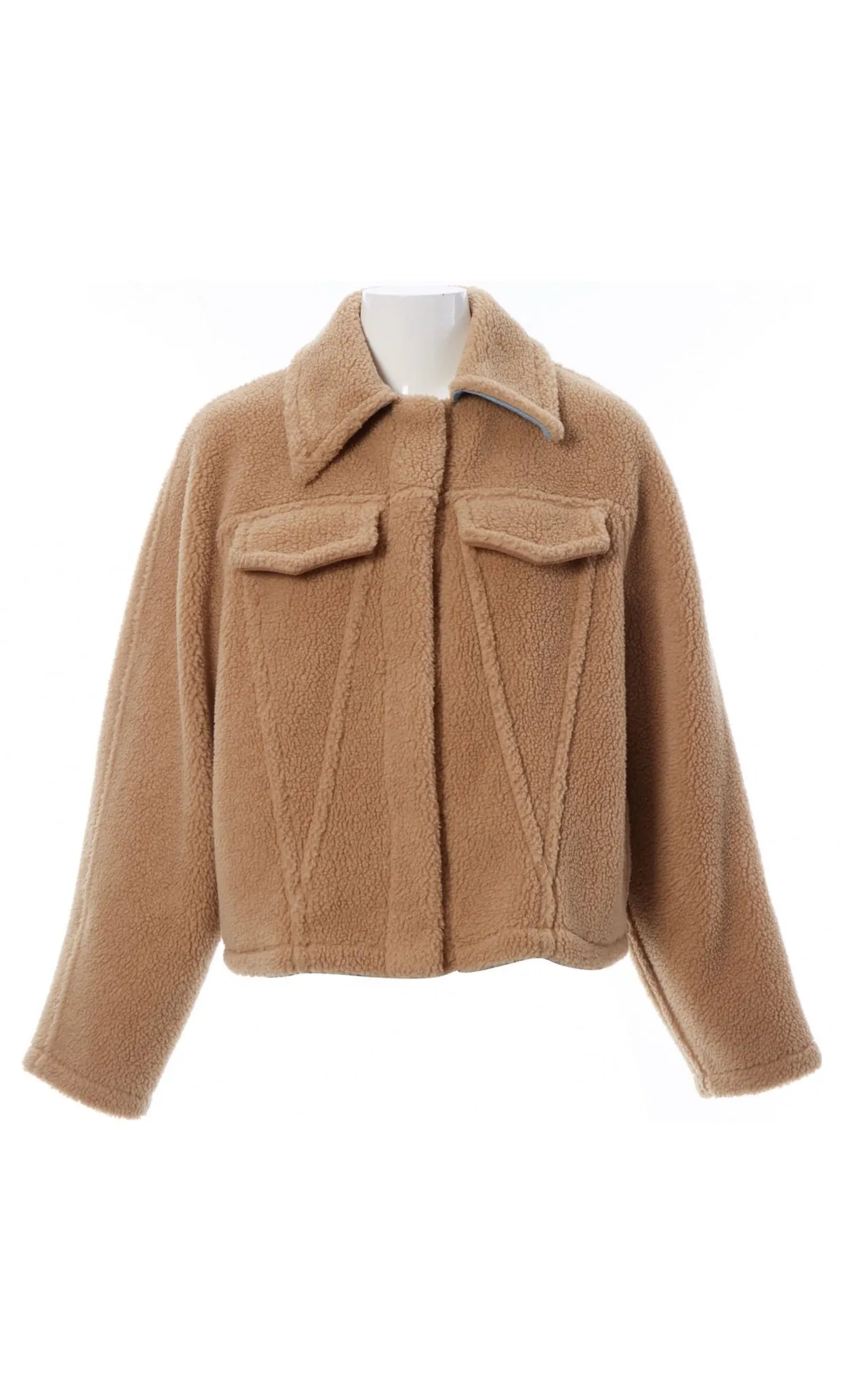 Off-White c/o Virgil Abloh Kylie Jenner Bear faux shearling jacket Ladies