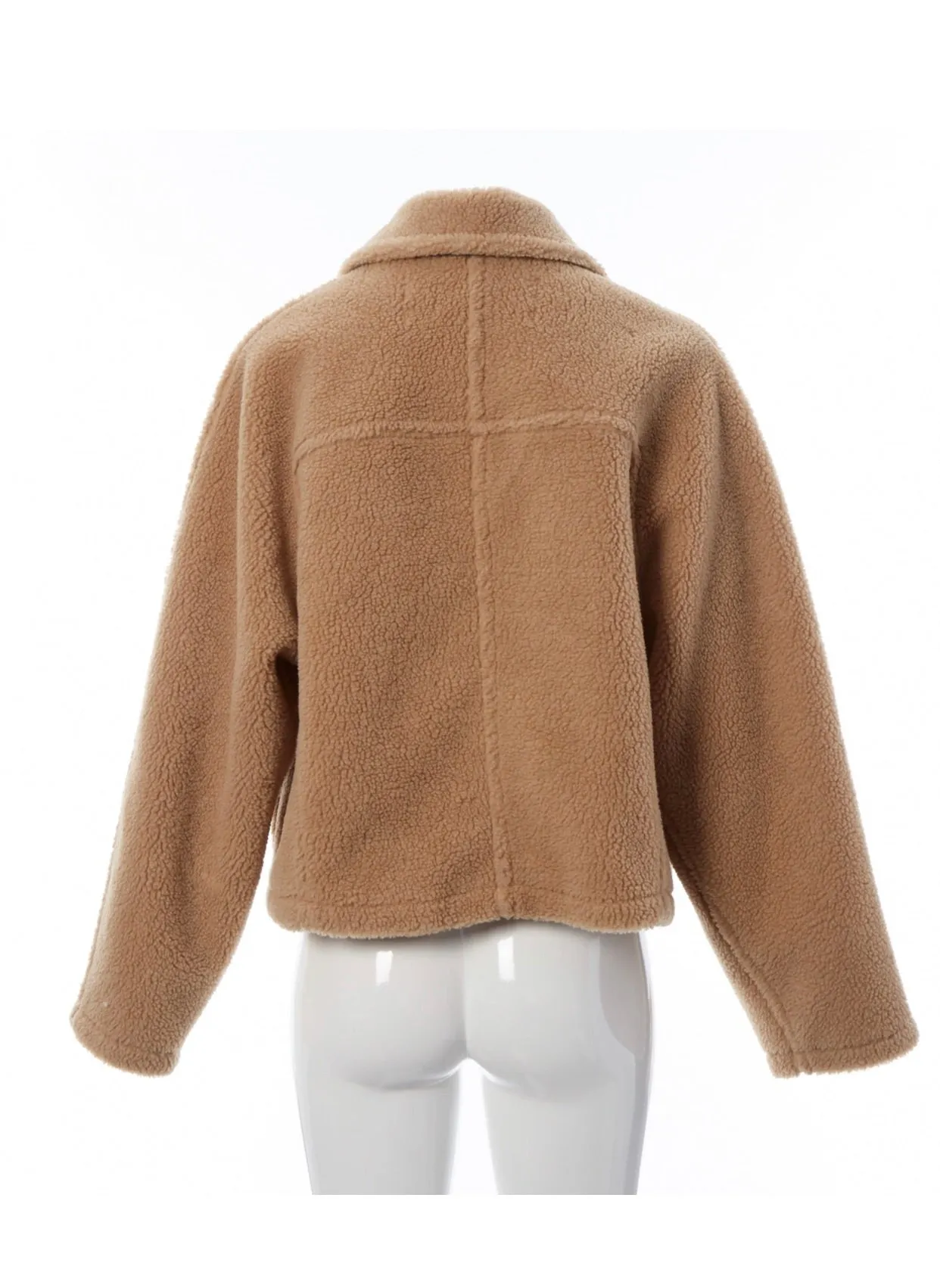 Off-White c/o Virgil Abloh Kylie Jenner Bear faux shearling jacket Ladies