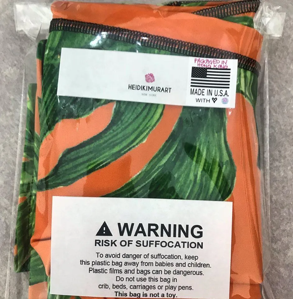 Orange Green Tropical Leaf Meggings, Men's Costume Festival Leggings-Made in USA/EU