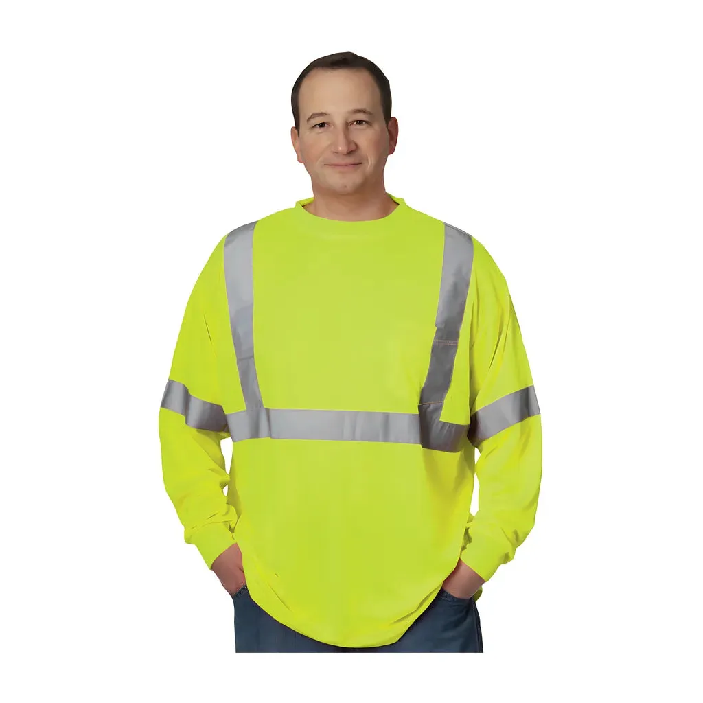 PIP 313-1300-LY/3X ANSI Type R Class 3 Long Sleeve T-Shirt