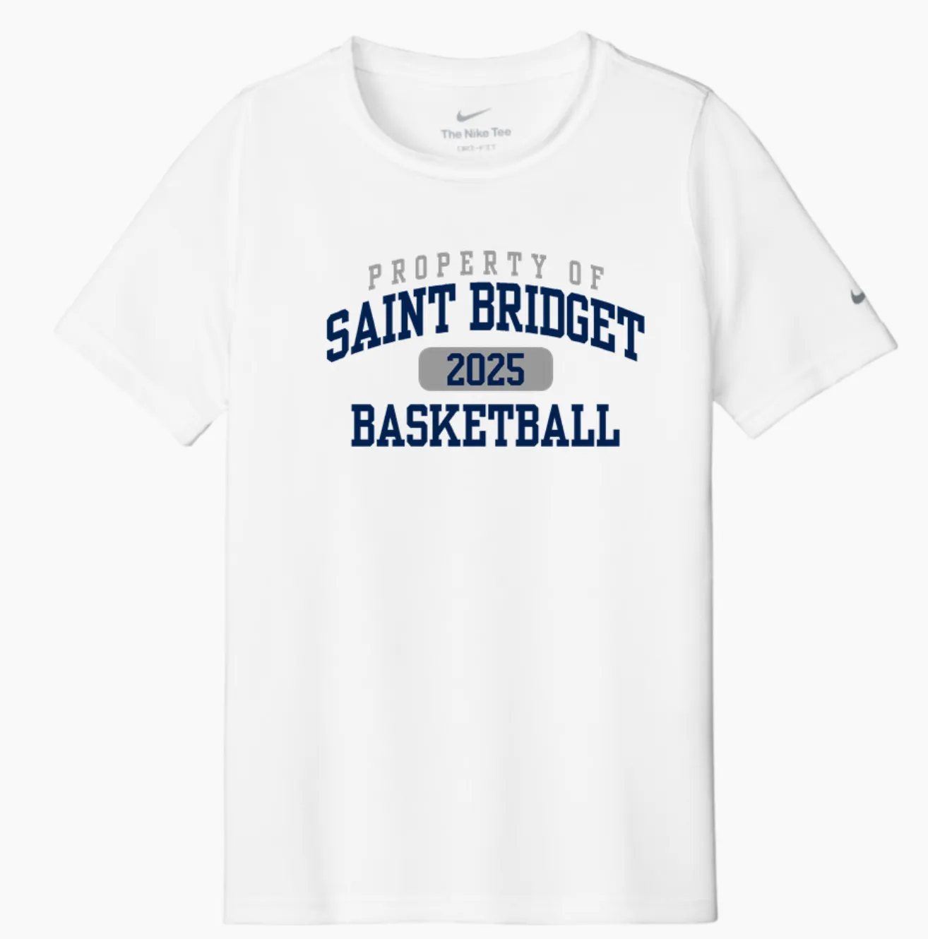 Saint Bridget Basketball Nike Youth Swoosh Sleeve rLegend Tee