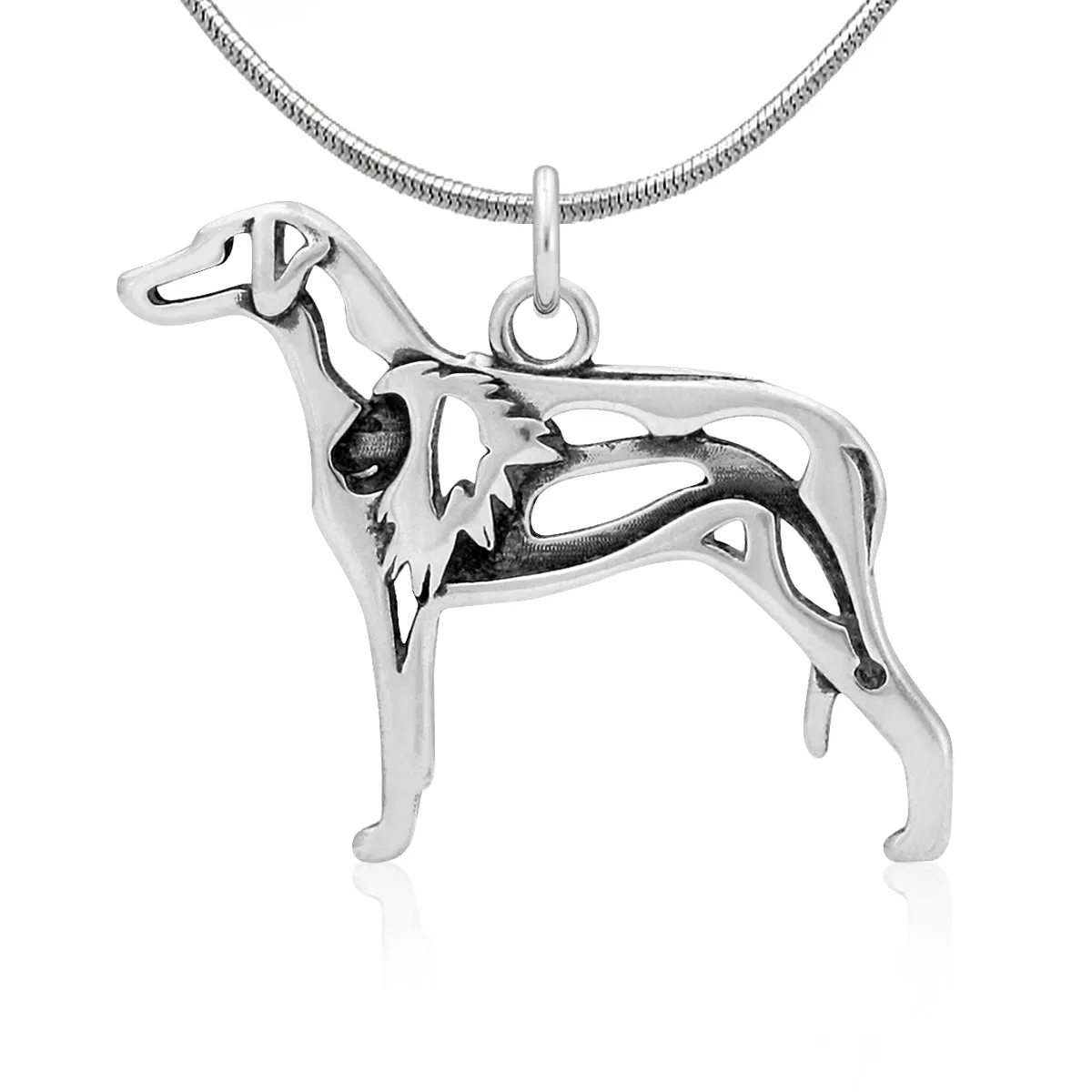 Sterling Silver Rhodesian Ridgeback Necklace Jewelry