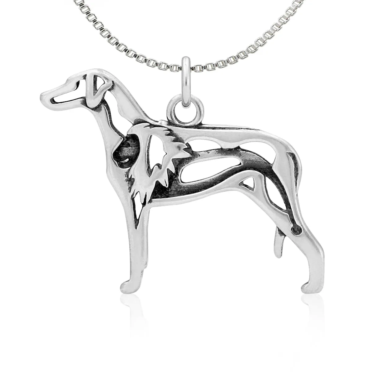 Sterling Silver Rhodesian Ridgeback Necklace Jewelry