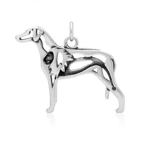 Sterling Silver Rhodesian Ridgeback Necklace Jewelry