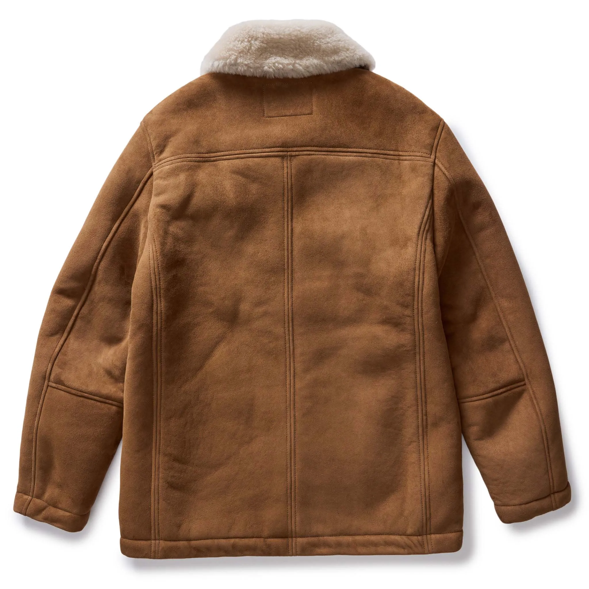 The High Plains Coat in Walnut Shearling
