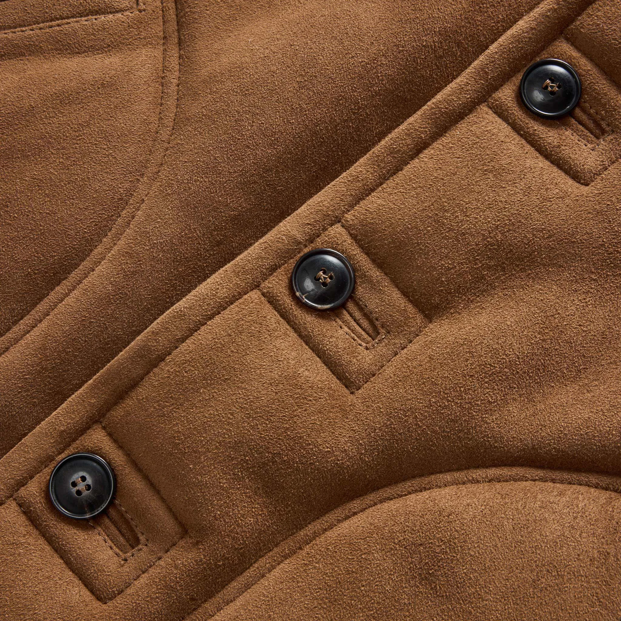 The High Plains Coat in Walnut Shearling