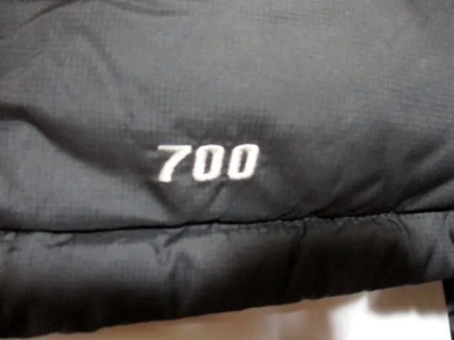 THE NORTH FACE 700 Series DOWN VEST Sleeveless JACKET Coat BLACK S / P