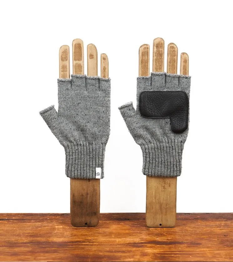 Upstate Ragg Wool Fingerless W/Deerskin FW23
