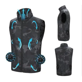 USB Powered Cooling Vest - Camo