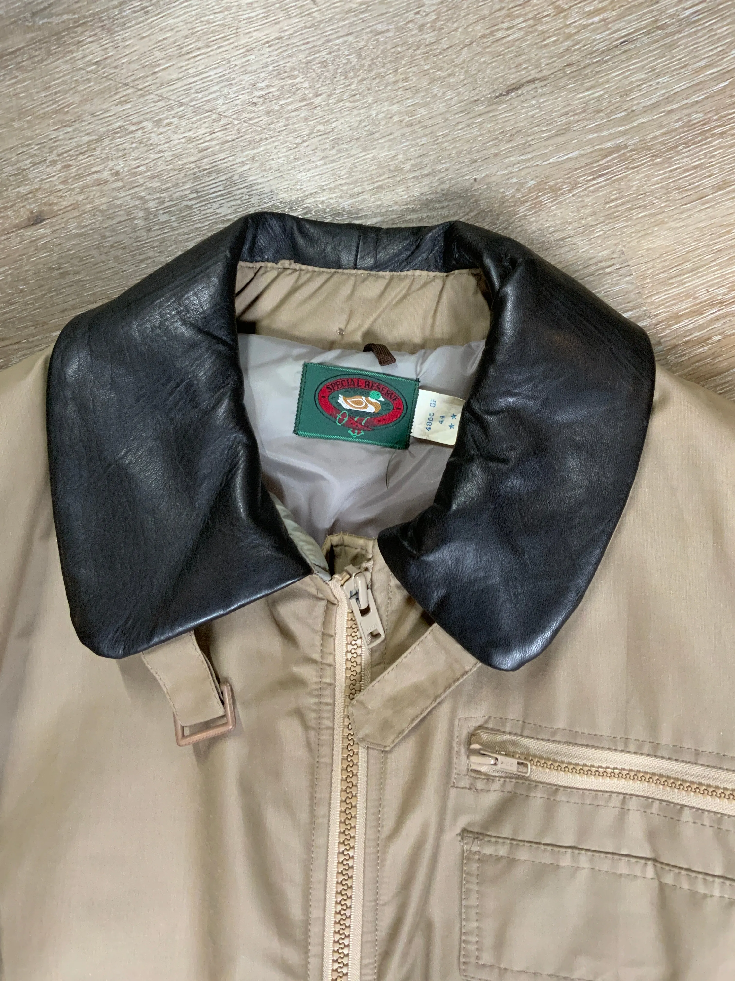 Vintage Special Reserve Beige Hunting Jacket, Made in Canada